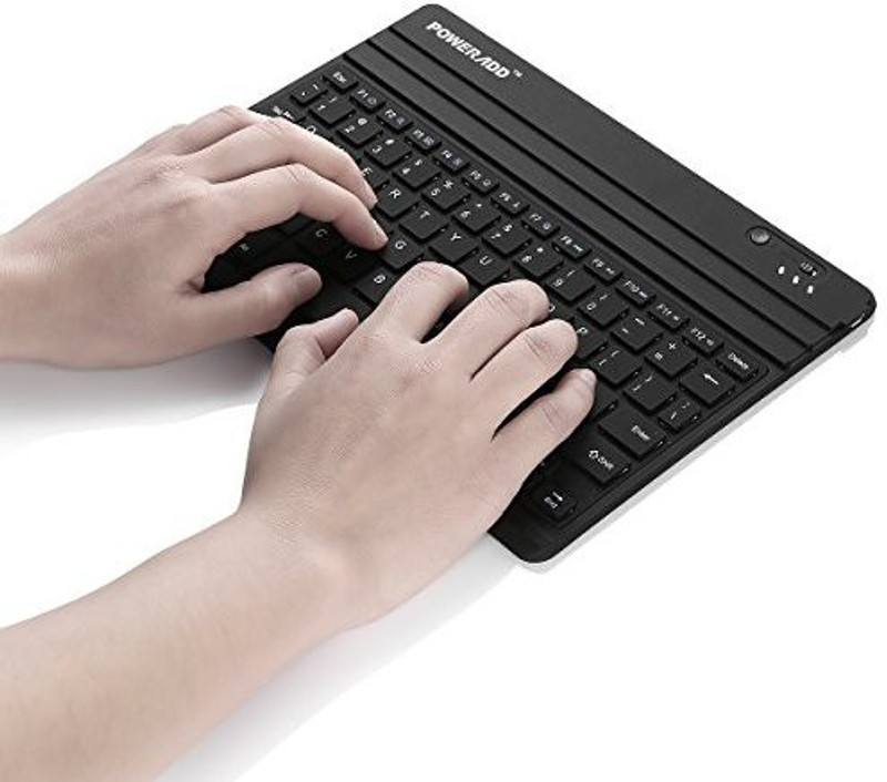 Power Add AP-IBK0901 Bluetooth, Wireless Gaming Keyboard(Black)