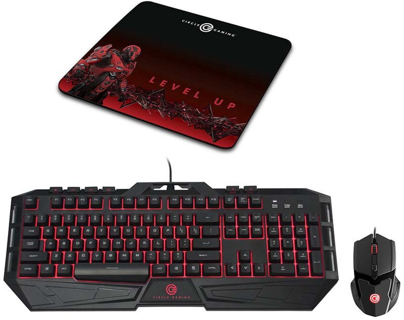 Circle Saberon_X1 Wired USB Gaming Keyboard(Black)