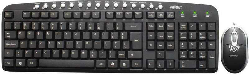 Zebronics Judwaa 525 PS2 Laptop Keyboard(Black)