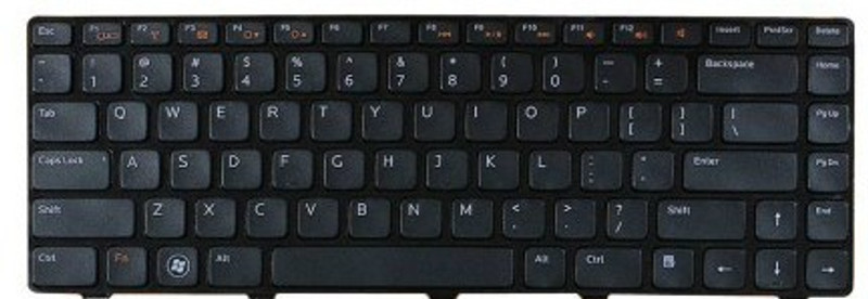 Laprise For Dell Inspiron N4110 N4050 N5040 N5050 Internal Laptop Keyboard(Black)