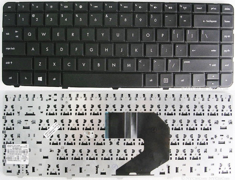 HP HP PAVILION G6-1200TX, G6-1201AU Laptop Keyboard Replacement Key Internal Laptop Keyboard(Black)