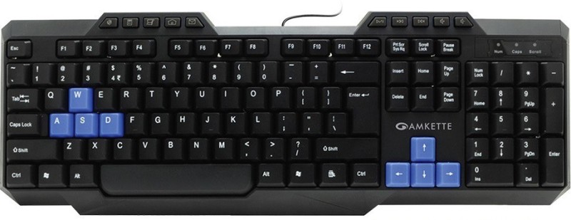 Amkette Xcite NEO Wired USB Laptop Keyboard(Black)