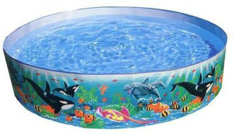 khilona bazar 5 Feet Kids Water Pool Bath Tub Swimming Pool(Blue)