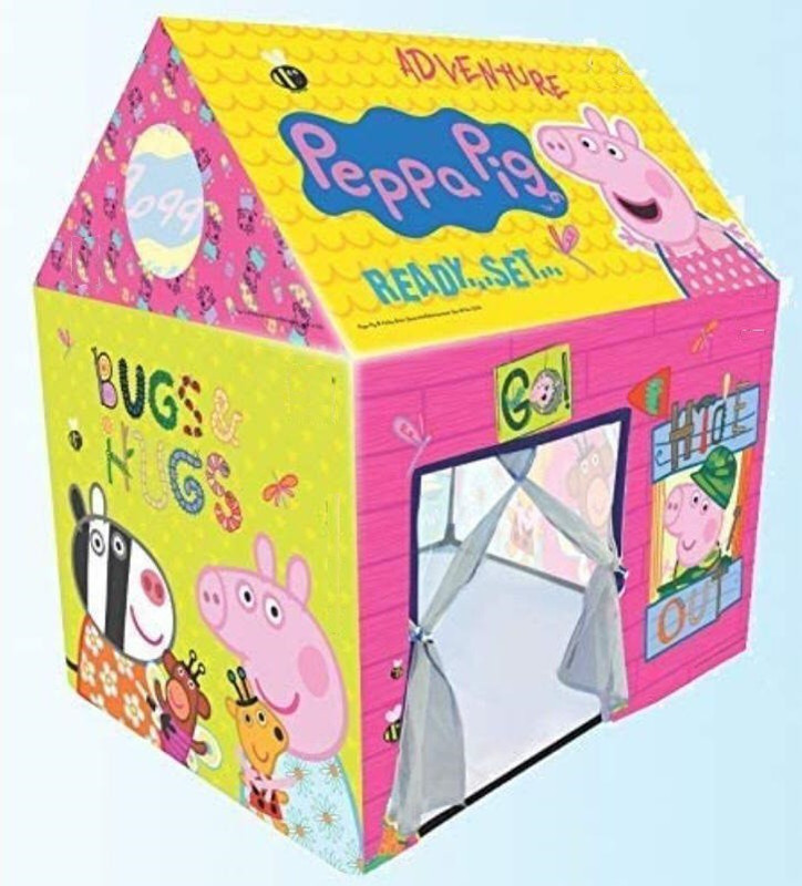 Jayaansh Traders Peppa Pig Tent House for Kids (Jumbo Size and Extremely Lightweight)(Multicolor)