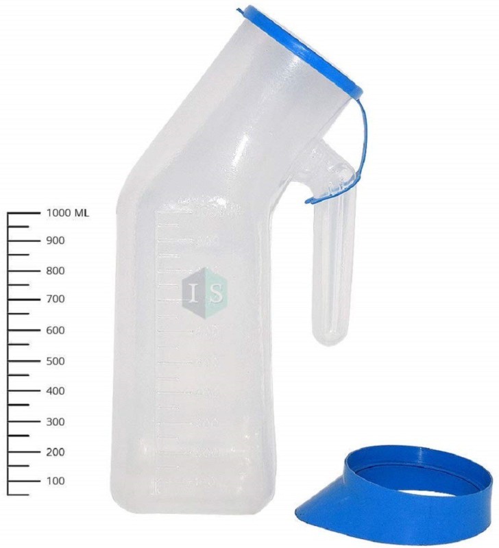 AMMINO Unisex Polypropylene Autoclavable Urinal (1000 Ml) Urine Pot(1000 ml Blue)
