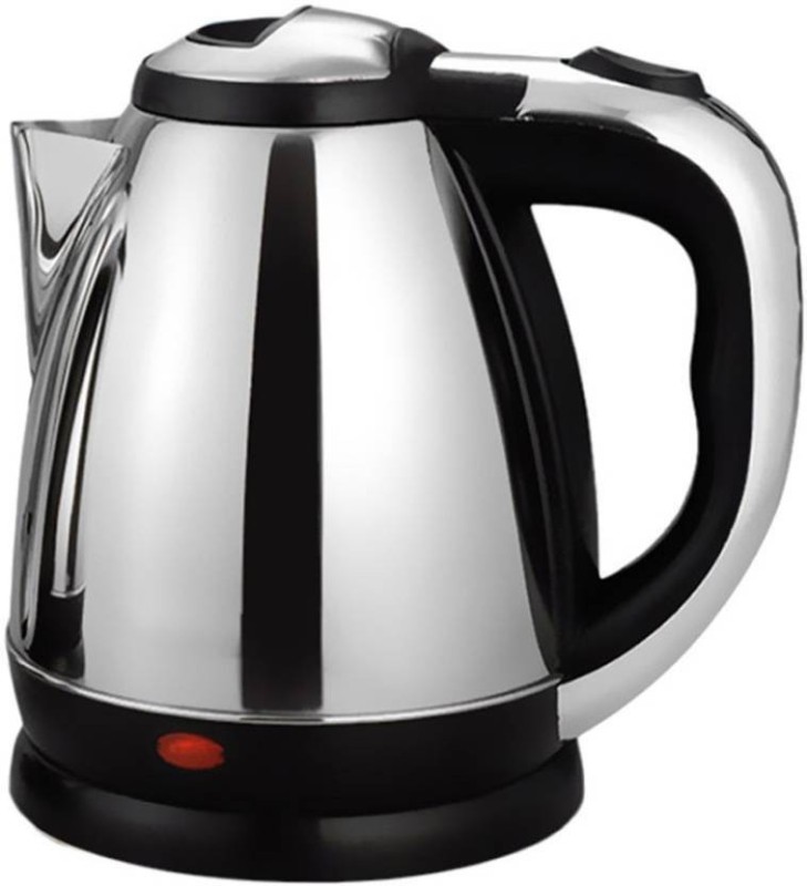 DN BROTHERS ™SC-1838 1500W2 Liter Tea Hot Water Heater Boiler Electric Kettle(2 L, Silver, Black)