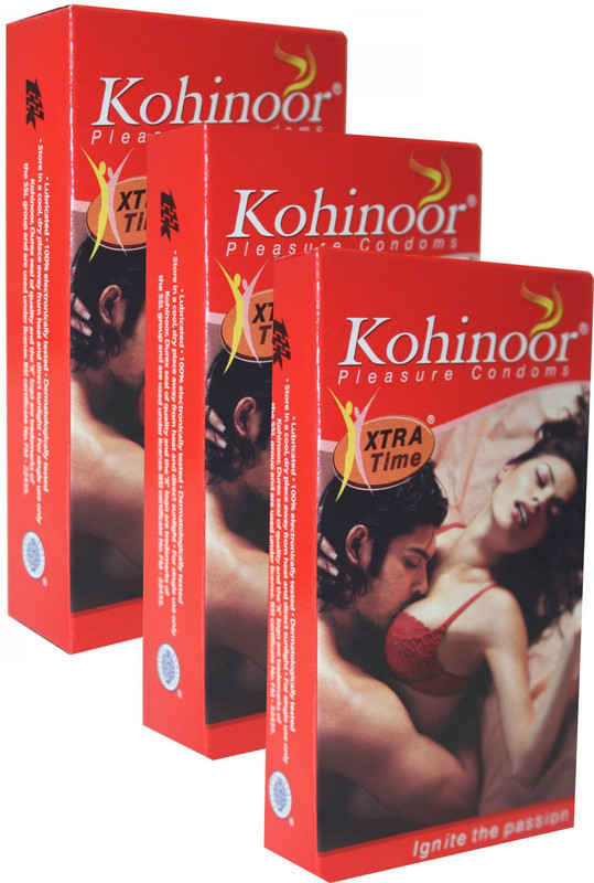 KOHINOOR Xtra Time Monthly Combo Condom(Set of 3, 10 Sheets)