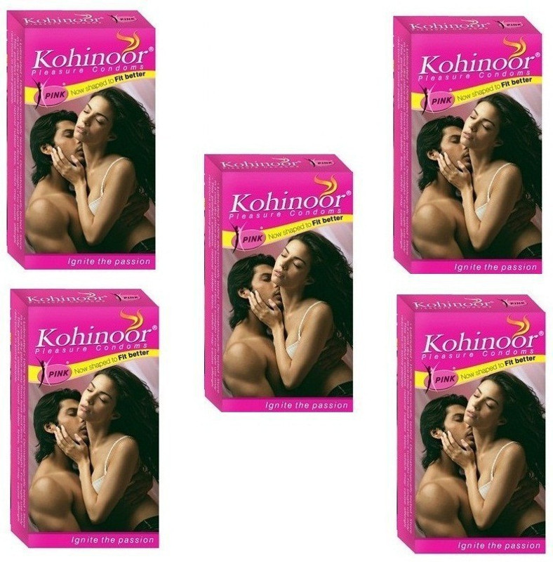 KOHINOOR Pink Natural Shaped Better Fit Condom(Set of 2, 20 Sheets)