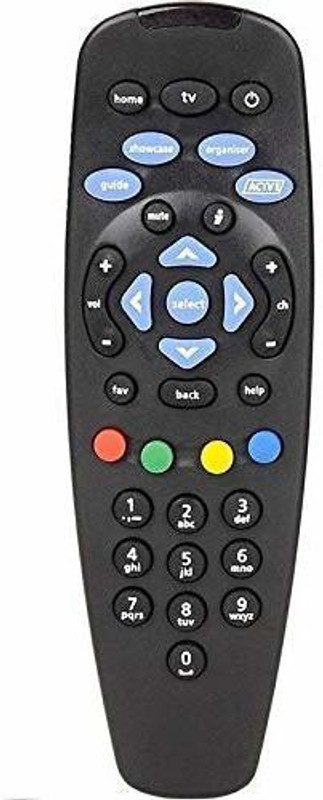 Wellchoice Keyboard Case for TATA SKY DTH TV REMOTE(Black)
