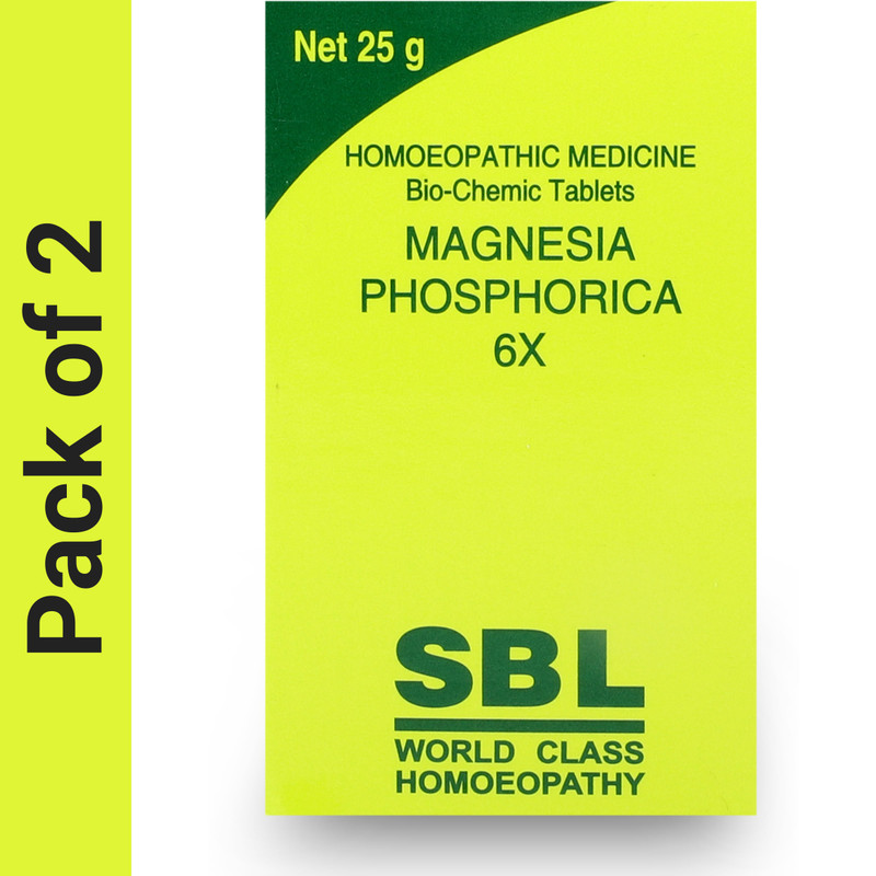 SBL Magnesia Phosphorica 6X Tablets(2 x 25 g)