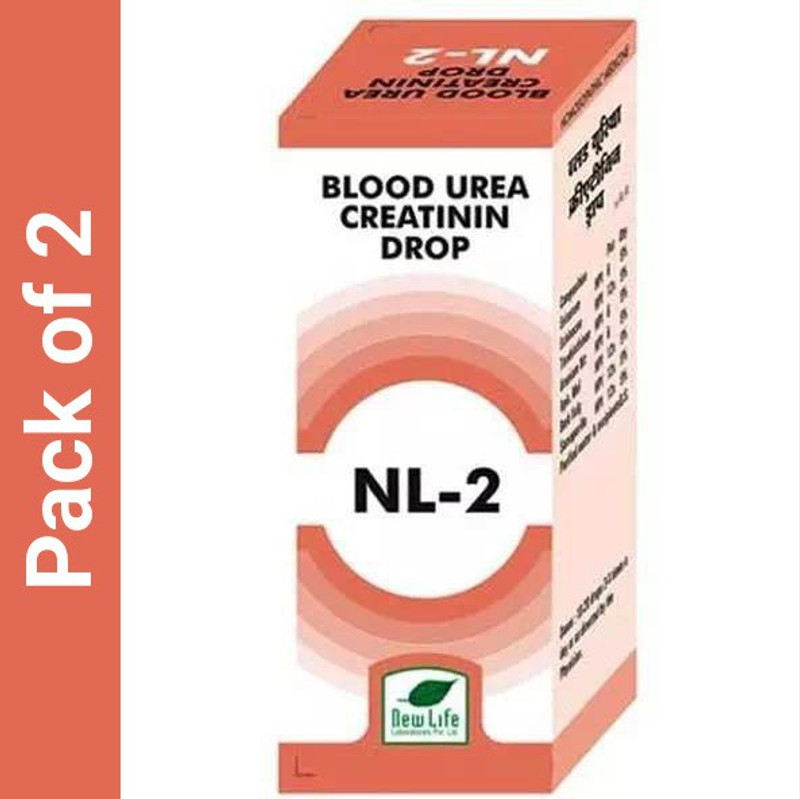 New Life Laboratories NL-2-Blood Urea Creatinin Drops(2 x 30)