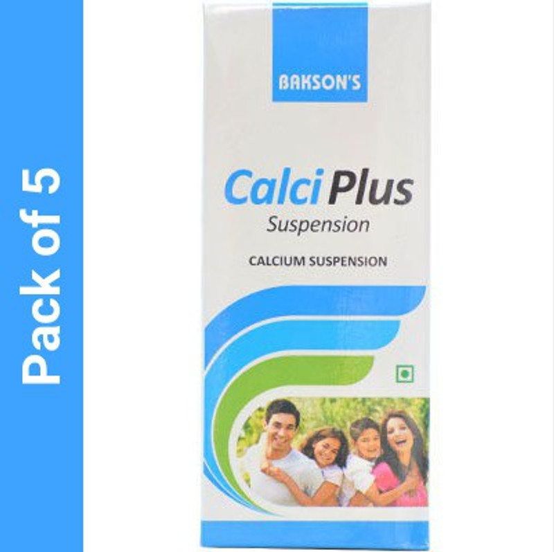 BAKSONS Calci Plus Syrup(5 x 200)