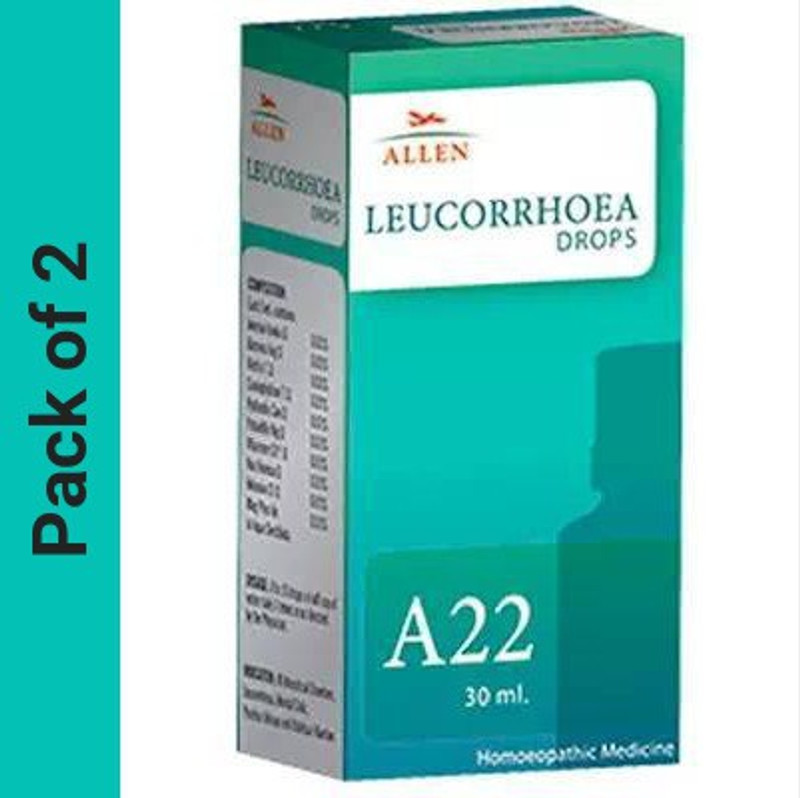 ALLEN A22 Leucorrhoea Drops(2 x 30)