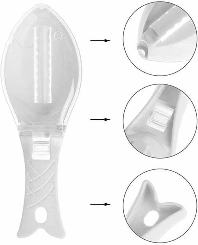 varnee sales Skin Peeler Fish Tools Kitchen Gadgets Fish Scale Remover Scrapper Scaler Cutter Cleaning Tools for Kitchen Home and Accessories Gadgets Items Fish Scaler Fish Scaler (Pack of 1) Fish Scaler(Pack of 1)