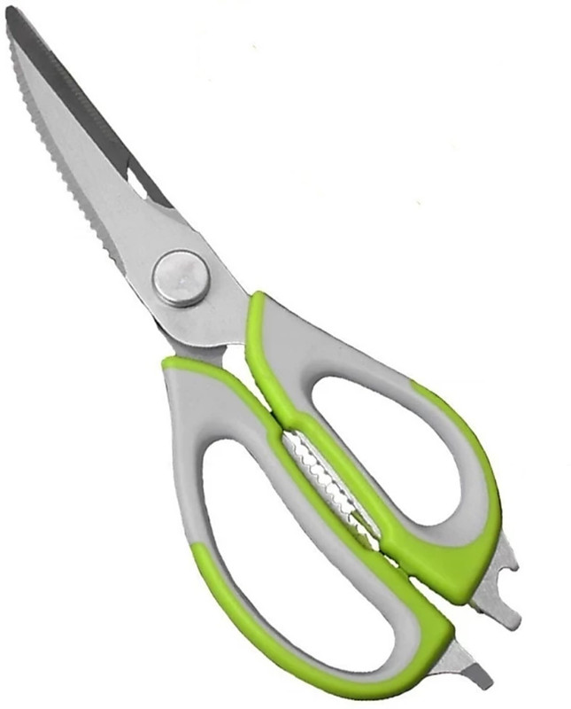 HI PLAST multi purpose kitchen scissor Steel All-Purpose Scissor(Multicolor, Pack of 1)
