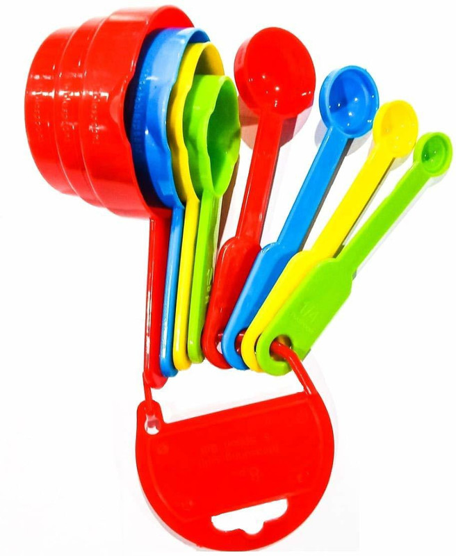 Prolieve Measuring Cup & Spoon Set Multi Purpose Kitchen Tool (Set of 10) Measuring Cup Set(250 ml, 180 ml, 167 ml, 125 ml, 85 ml, 50 ml, 15 ml, 7.5 ml, 4 ml, 2.5 ml, 1.25 ml, 0.66 ml)