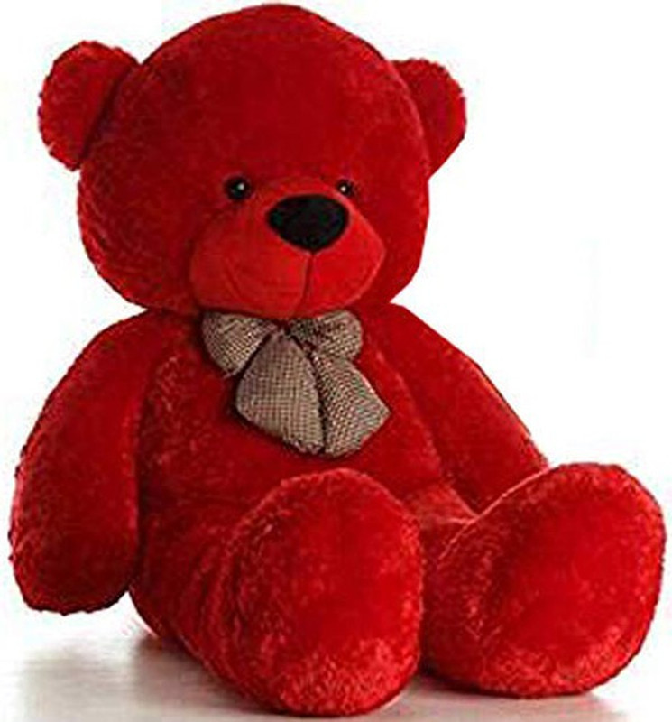 RSS SOFT TOYS Lovable/Huggable/Smooth - 121 cm(Red)