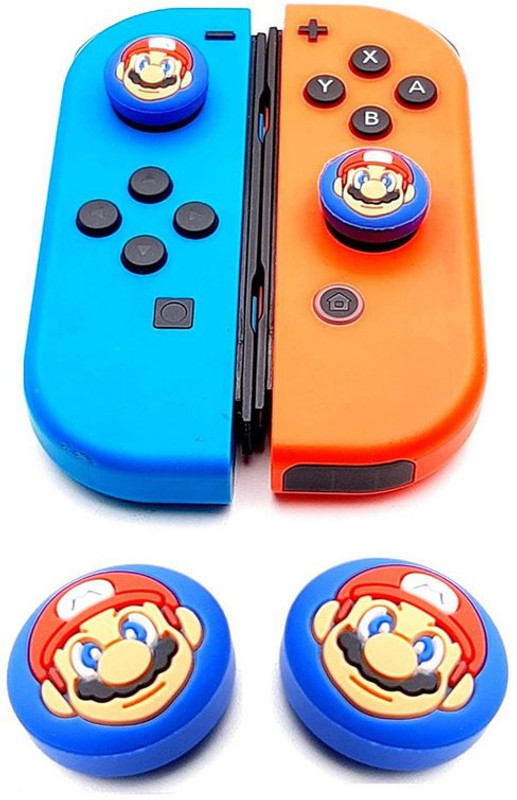TMG 4 x Joy Con Thumb Grip Compatible Switch Lite or Joycon Button Stick, Switch Analog Thumb Joy Con Joystick Thumbstick Grip Skin Cap, Red - Splatoon2  Joystick(Multicolor, For Xbox One)