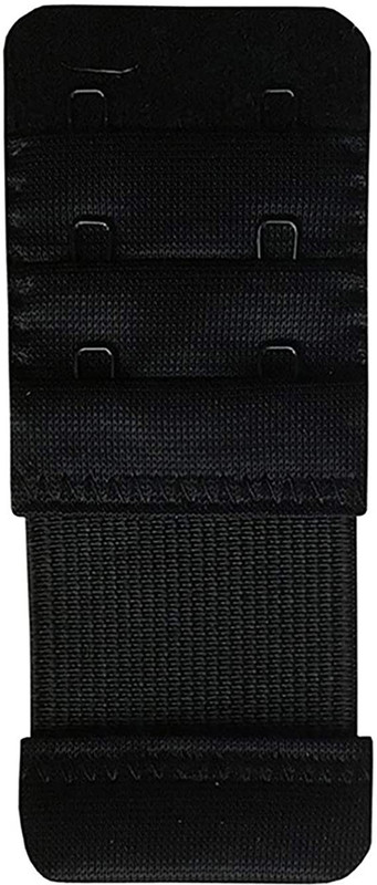 Wooger Bra Hook Extender (Black) Hook Extender(Black Pack of 1)