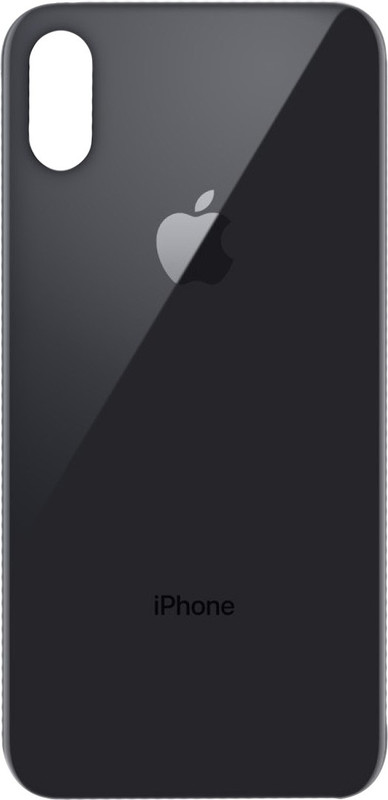 Purplesavvy Apple iPhone 11 Glass Back Panel(Black)