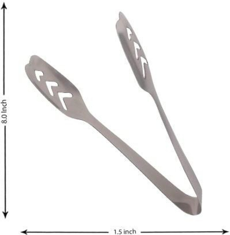 Super HK Stainless Steel Momos Tong 18 cm Serving Tongs(Pack of 1)