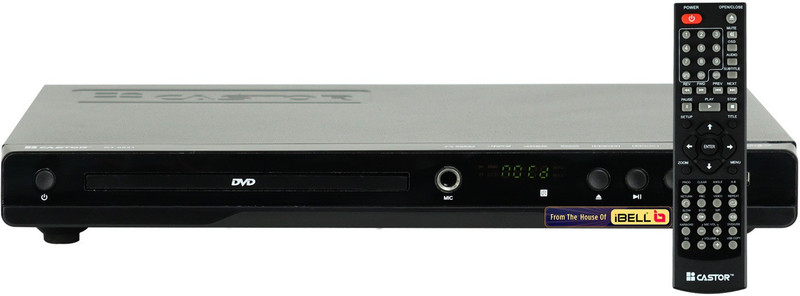 CASTOR CT0931 5.1 DVD Player with Built-in Amplifier, Remote Controller & USB Copy Function, Karaoke Function, Black 0 inch DVD Player(Black)