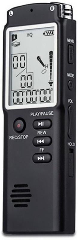 TFG USB Professional Dictaphone Digital Audio Voice Recorder with WAV MP3 Player 8 GB Voice Recorder(1 inch Display)