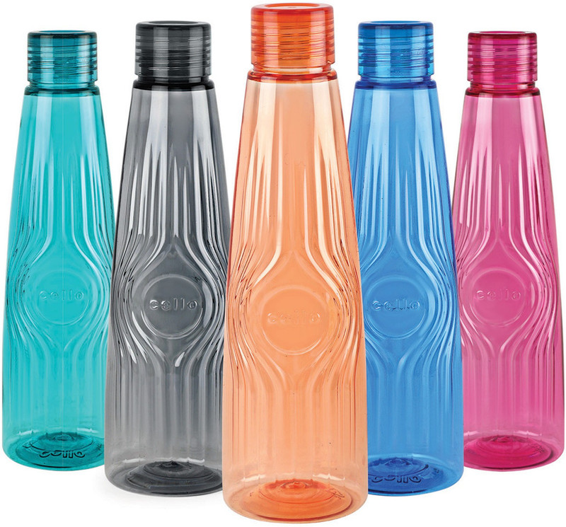 Water Bottles Cello Pacific Water Bottle 1 Litre Set Of 5 Assorted Material Safe Plastic 1000 Ml Bottle Pack Of 5 Multicolor Pet Locagave Water Bottles Cello Pacific Water Bottle 1 Litre Set Of 5 Assorted Material Safe Plastic 1000 Ml Bottle Pack Of 5 Multicolor Pet Locagave