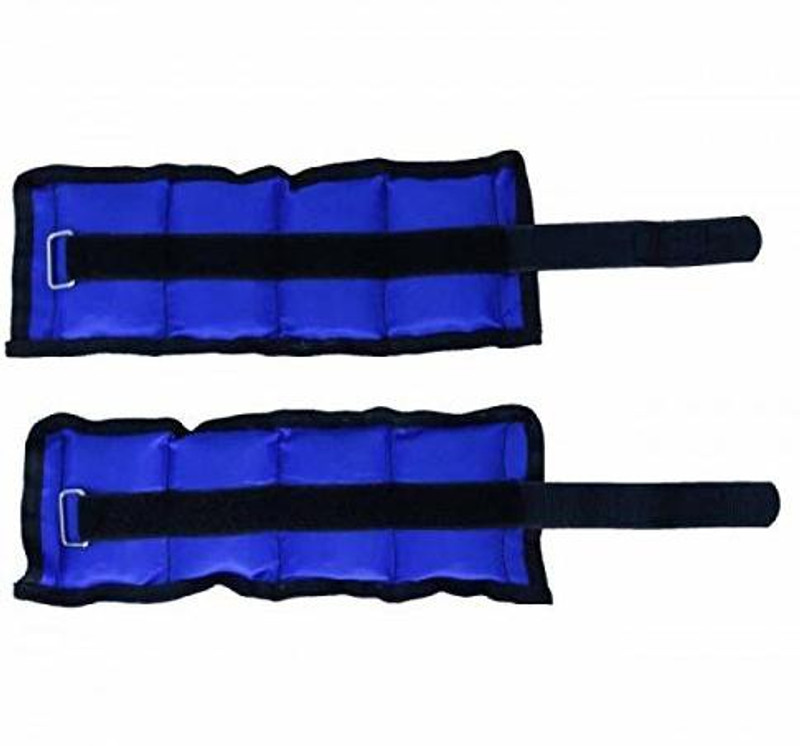 Ps Pilot Wrist/Ankle Weights Home Gym Weight Bands (0.5kg x 0.5kg) Blue Ankle Weight(1 kg)