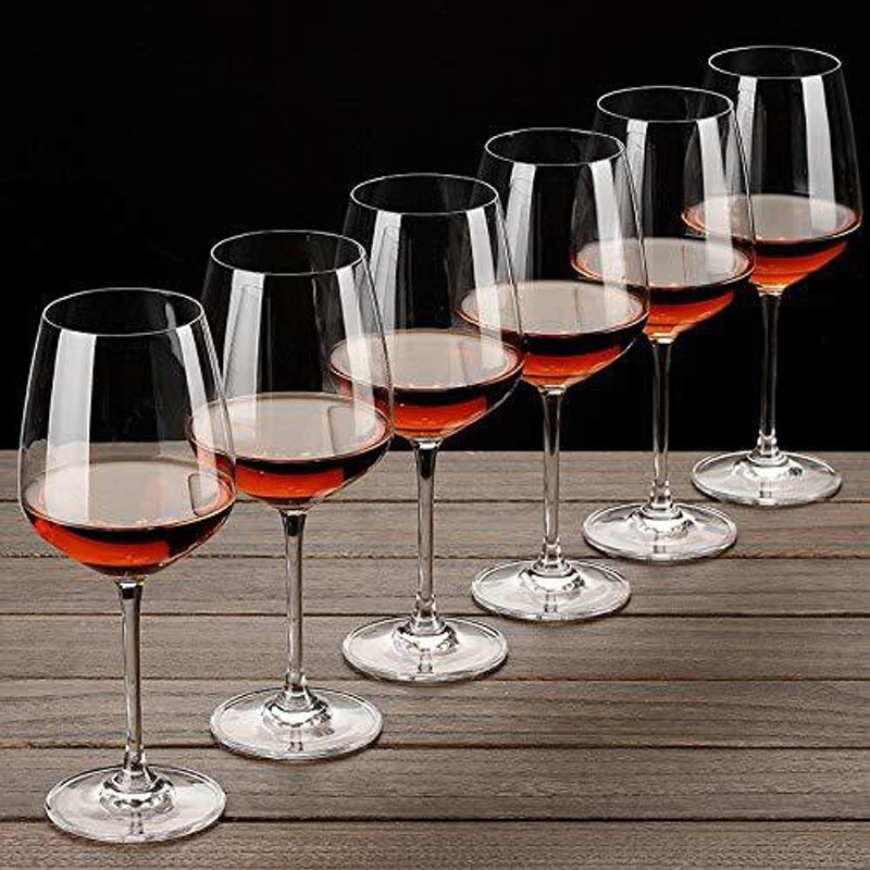 promise plus group (Pack of 6) pp-14-2 Classic Viognier Wine Glass 180ml Glass Set Wine Glass(180 ml, Glass, Clear)
