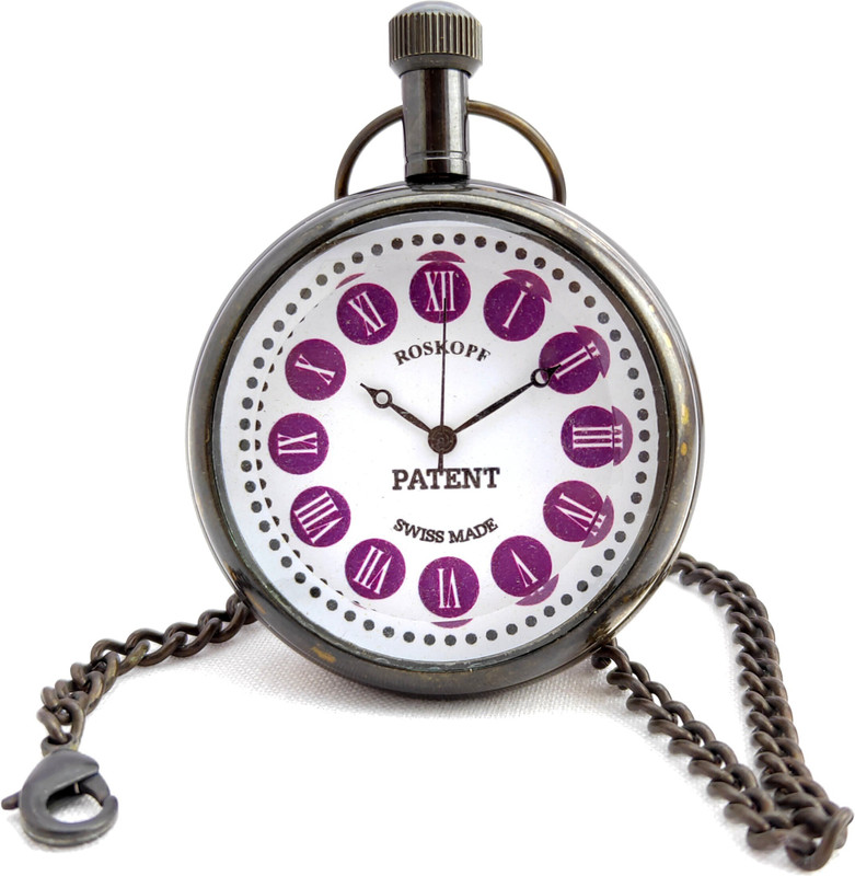 k.v handicrafts Replica Brass Pocket Gandhi Watch K-BA-50-P-00054 Antique Brass Pocket Watch Chain