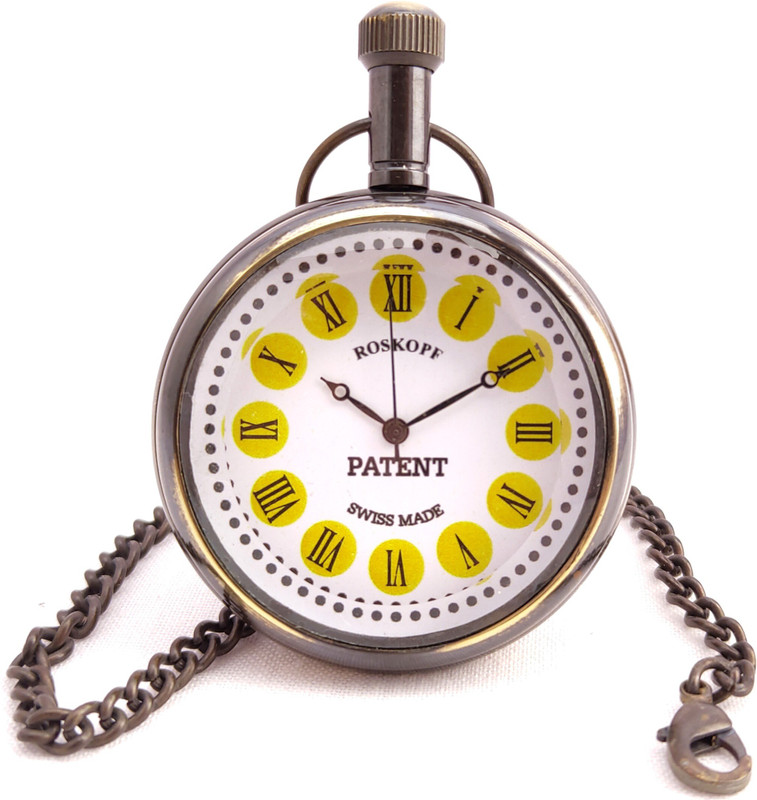 k.v handicrafts Antique Brass Pocket Watch K-BA-50-P-00052 Antique Brass Pocket Watch Chain