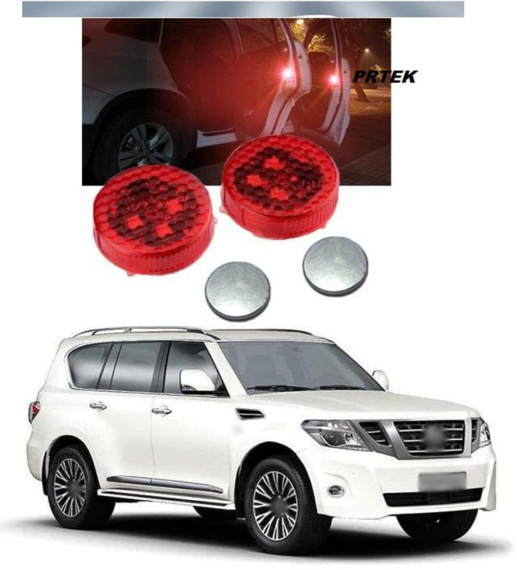 PECUNIA Universal Car Door Warning Light Anti-Collision LED Safty Lights Strobe Flashing Open Reflector Lamp Auto On/Off with 3 Flashing Modes (Red) A185 Car Fancy Lights(Red)