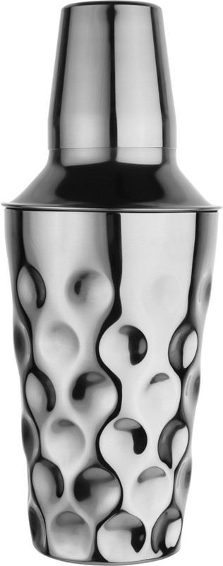 Steren 550 ml Stainless Steel Cocktail Shaker(White, Gold)