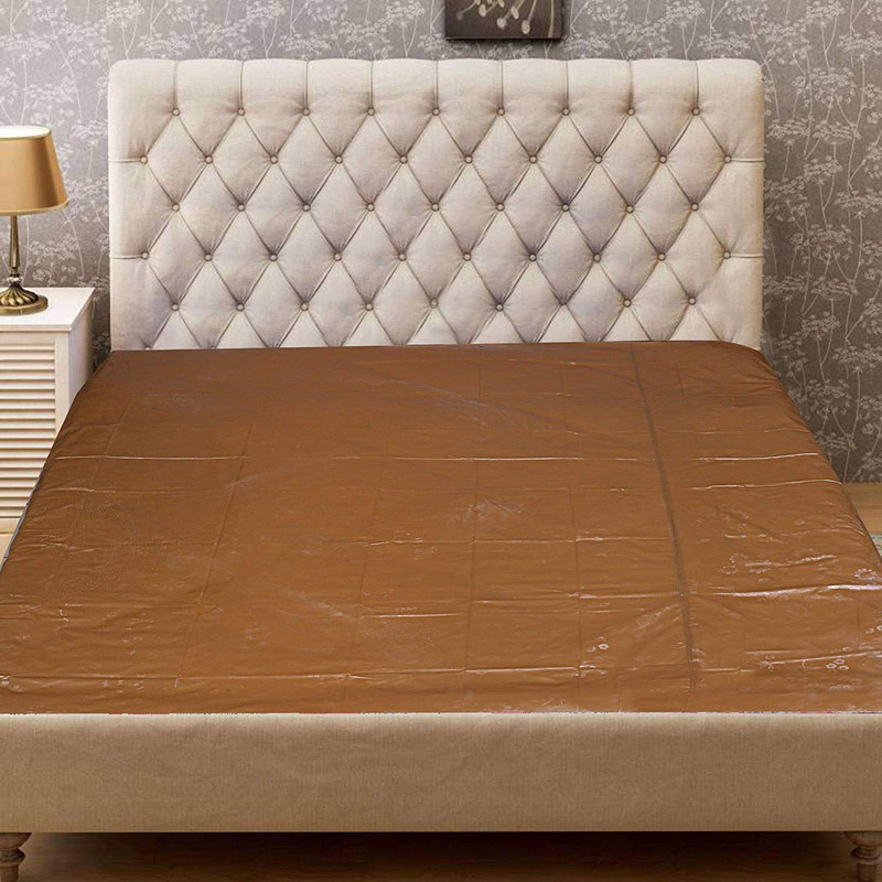 Sharma Clothing Plastic, PVC (Polyvinyl Chloride) Baby Bed Protecting Mat(Brown, Extra Large)
