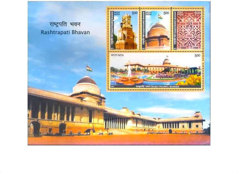 Phila Hub 2011-Rabindranath Tagore-MINIATURE SHEET MNH Stamps(2 Stamps)