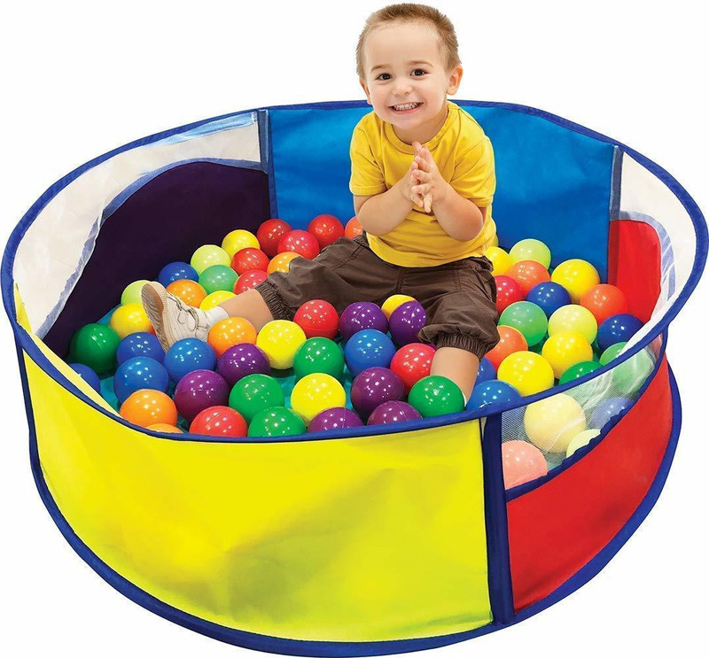 Shyam Creation Round Shape Ball Pool with 50 Colour-Full Balls Kids Play(Multicolor)