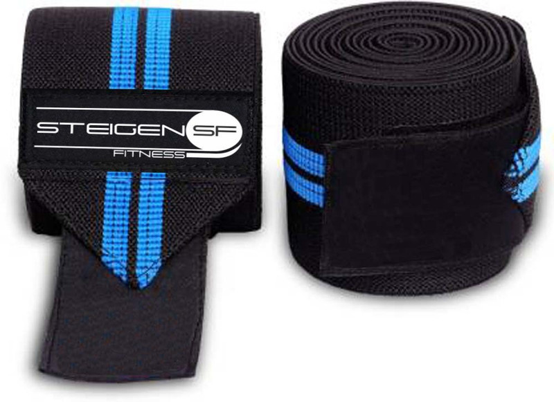 STEIGEN FITNESS WRIST WRAPS SUPPORT Hand Grip/Fitness Grip(Black)