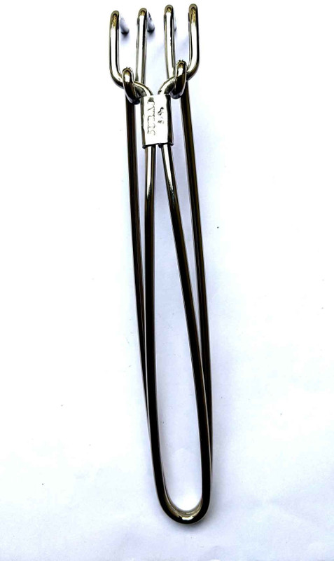 SELLPITCH S. S. Jumbo Lifter | Stainless Steel Premium Quality Dr Pakkad - Lifter | Doctor Pakkad Wire Tong Plain Utility Pakad - Heavy Kitchen Tool (Pack of 1) S. S. Jumbo Lifter | Stainless Steel Premium Quality Dr Pakkad - Lifter | Doctor Pakkad Wire Tong Plain Utility Pakad - Heavy Kitchen Tool