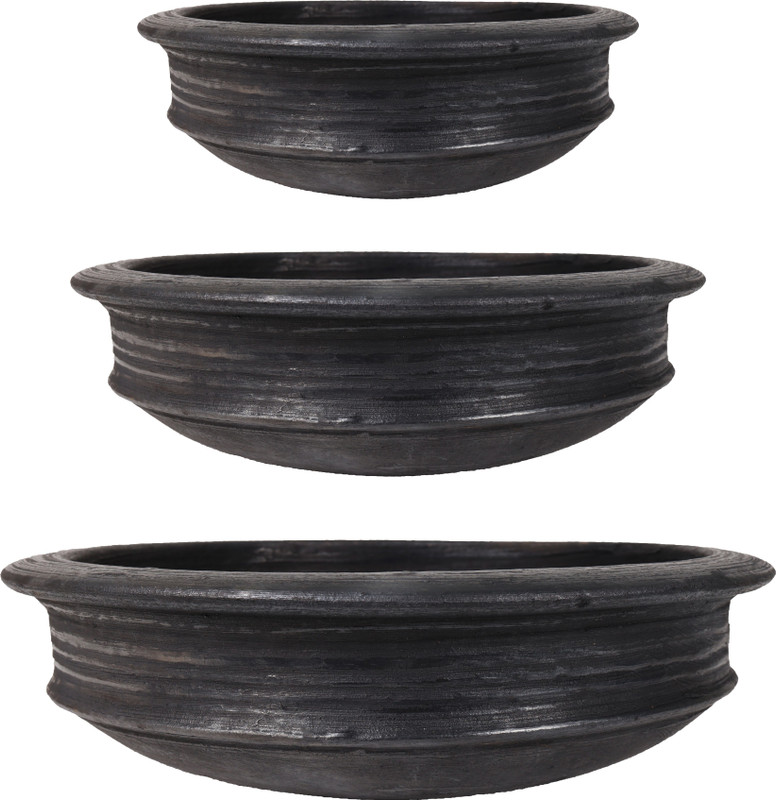 earthen fine crafts earthen fine crafts Pot 1,2,3 L ,black/clay handi(Earthenware) Handi 1 L, 2 L, 3 L(Earthenware)