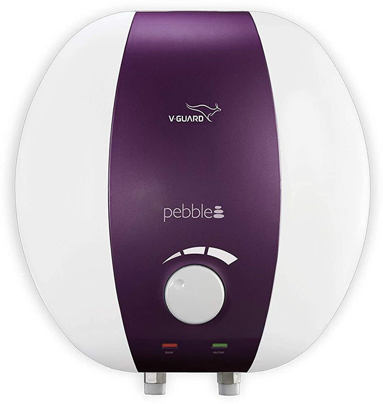 V-Guard Pebble Pro With Metallica Front Panel & EPAC Tank 25 L Storage Water Geyser(Violet)