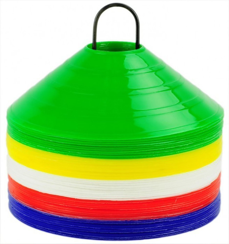 KOBO Space Marker (Set of12 pcs) Multi-Colour Sauce Cone Fitness Training Football & Fitness Kit