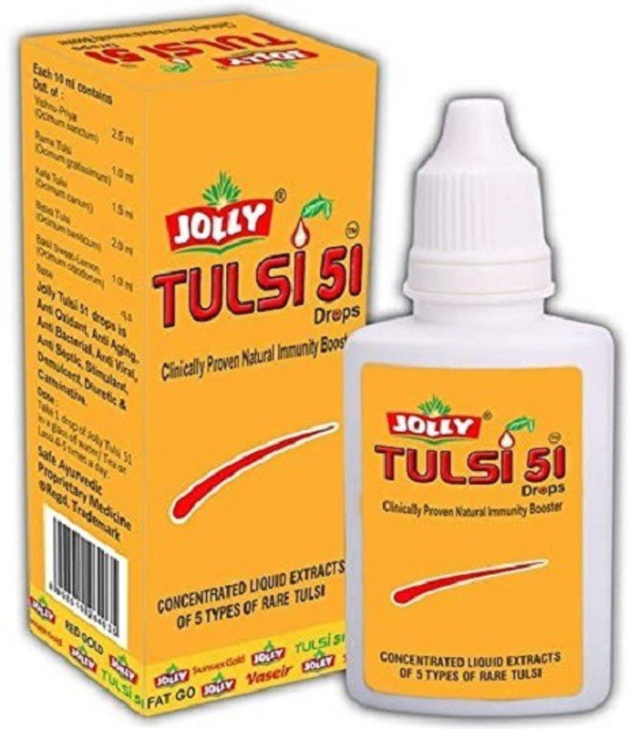 JOLLY Tulsi 51 Drops Natural Immunity Booster(24 ml)