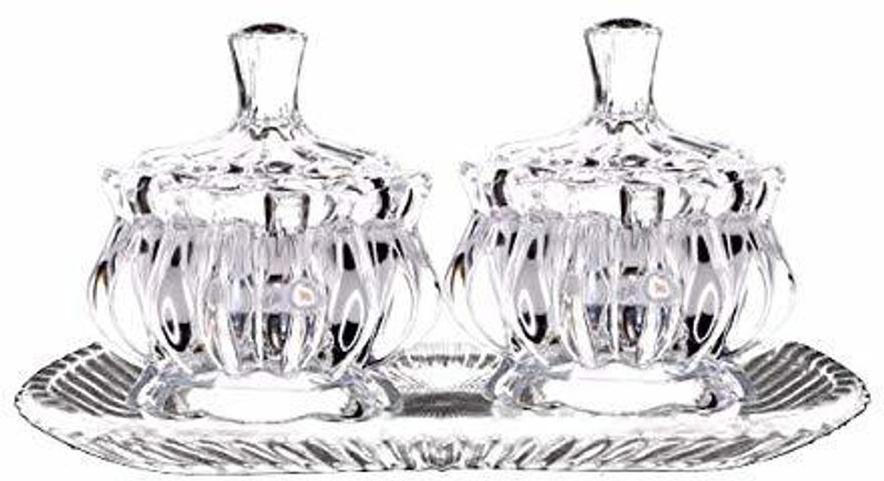TOGEATHER Glass Candy Bowl(Pack of 3, Clear)