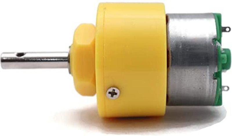 Stookin 12V 200 RPM Geared DC Motor & Original Metal Gears (YELLOW) Power Supply Electronic Hobby Kit