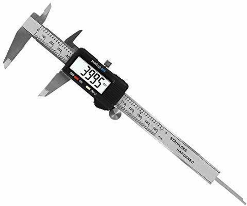 pullox Digital Vernier Caliper Caliper 0–150 mm/0–6 inch Metric/Imperial Dual Reading Electronic Aero Space Digital Vernier Caliper with Storage Box Case Vernier Caliper(0-150 mm)