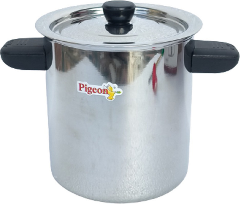 Pigeon ELEGANT MILK BOILER Pot 26 cm diameter 2 L capacity with Lid(Steel, Induction Bottom)