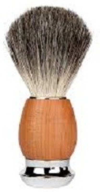 CANDELA Wooden Handle Smooth and Soft Bristle  C1 Shaving Brush
