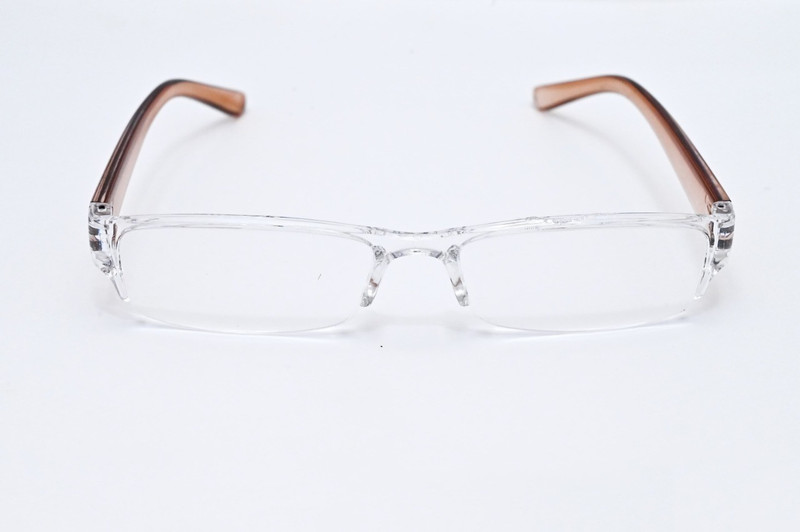 Joy eyewear Half Rim (+1.00) Rectangle Reading Glasses(50 mm)
