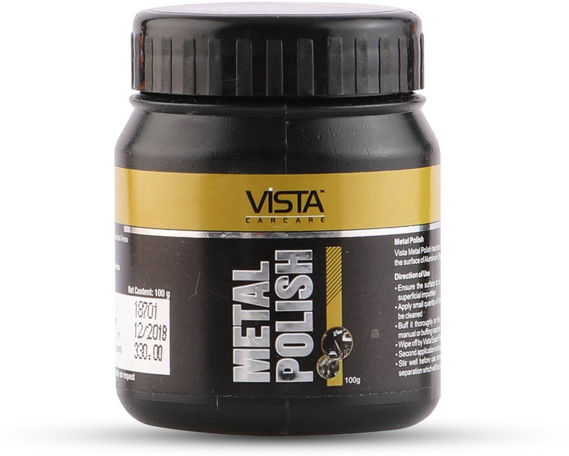 Vista Auto Care Paste Car Polish for Metal Parts(100 g)
